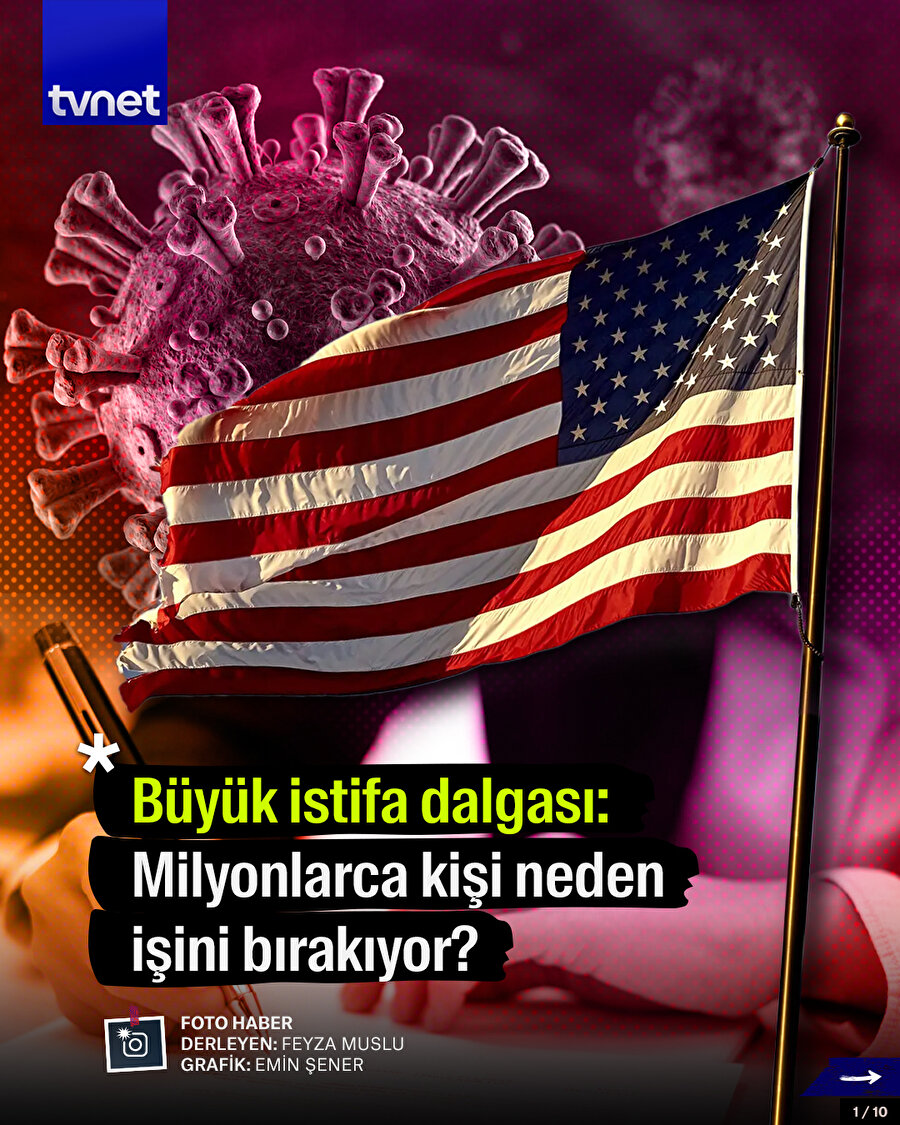 ABD'de milyonlarca kişi neden istifa ediyor?