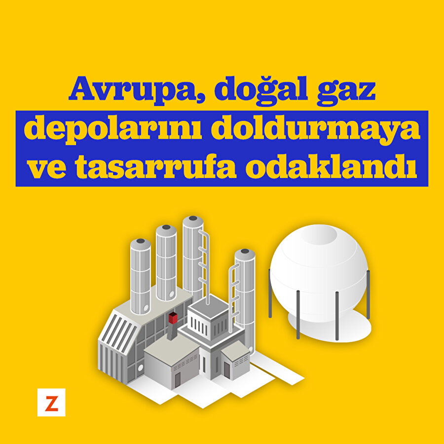 Enerji krizi yaşayan Avrupa, doğal gaz konusu için  tasarrufa odaklandı