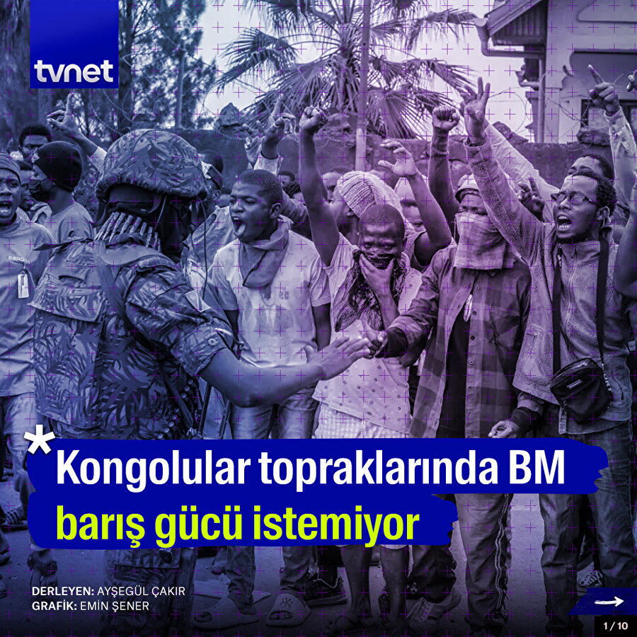 Kongolular topraklarında BM barış gücü istemiyor 