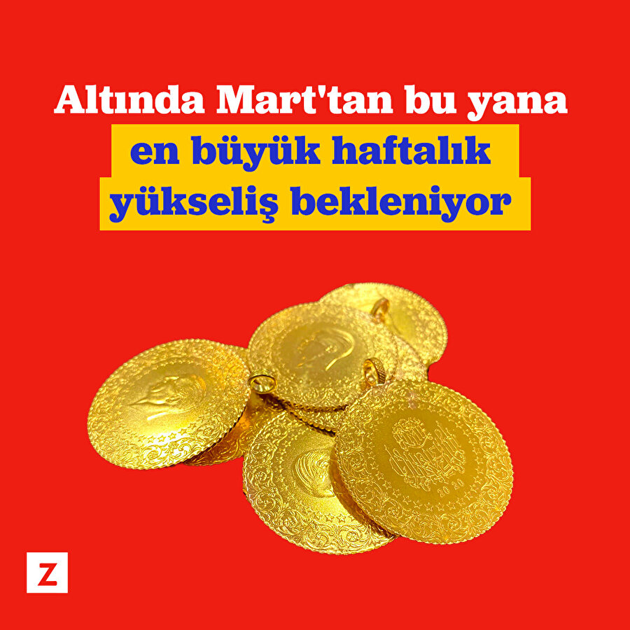 Altında Mart'tan bu yana en büyük haftalık yükseliş bekleniyor