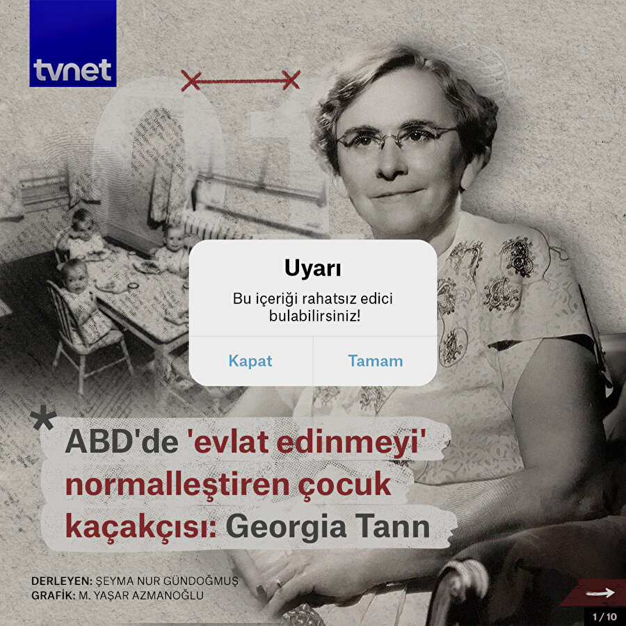 Evlat edinmeyi normalleştiren çocuk kaçakçısı 'Georgia Tann'