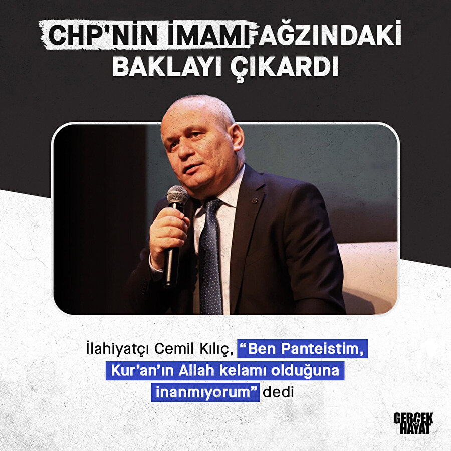 Kur'an'a inanmayan CHP'nin imamı