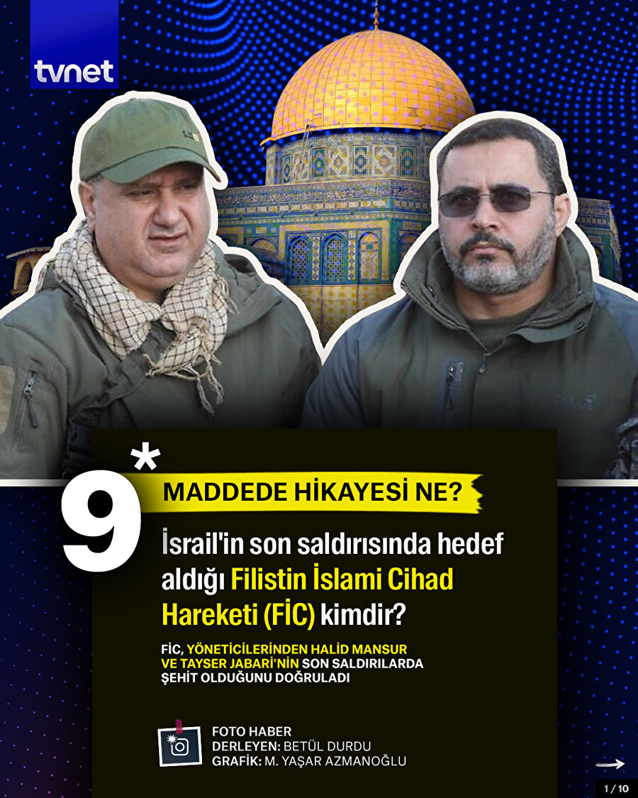 İsrail saldırısındaki Filistin İslami Cihad Hareketi (FİC) kimdir?
