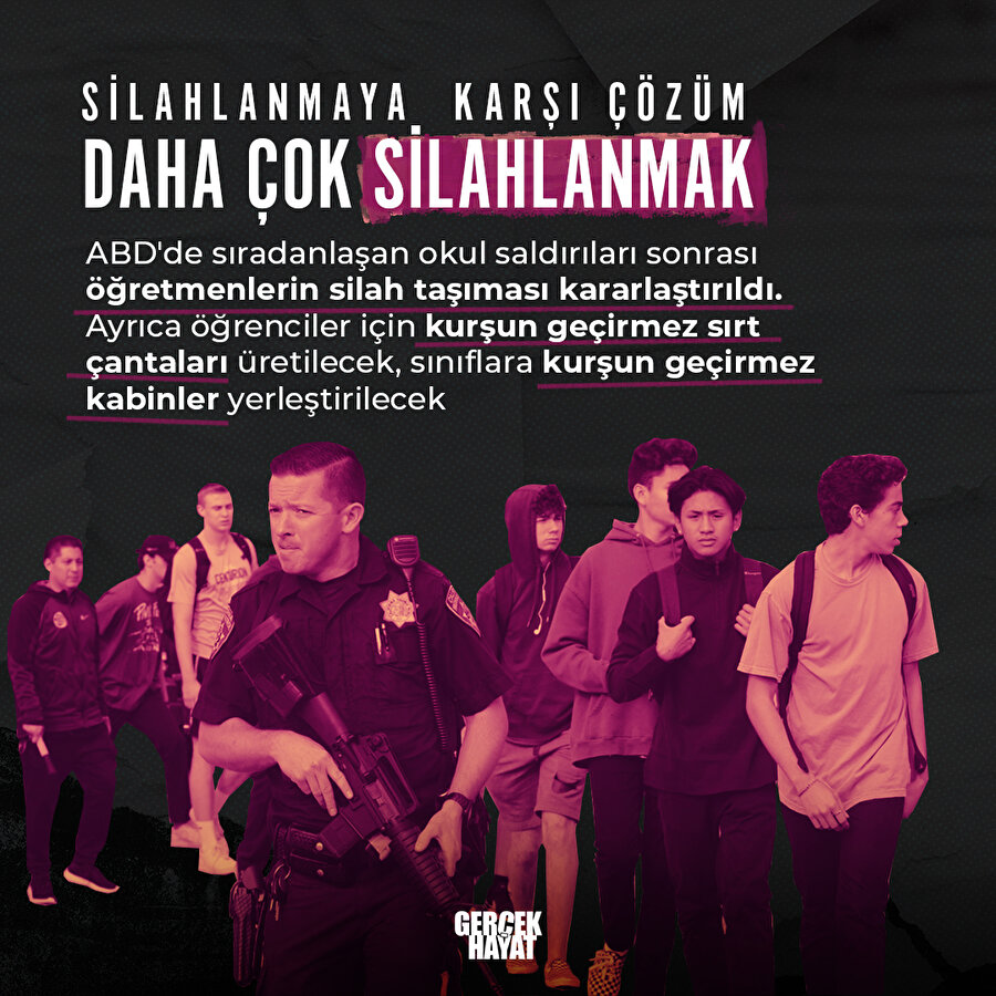 ABD'de silaha karşı silahlı çözüm