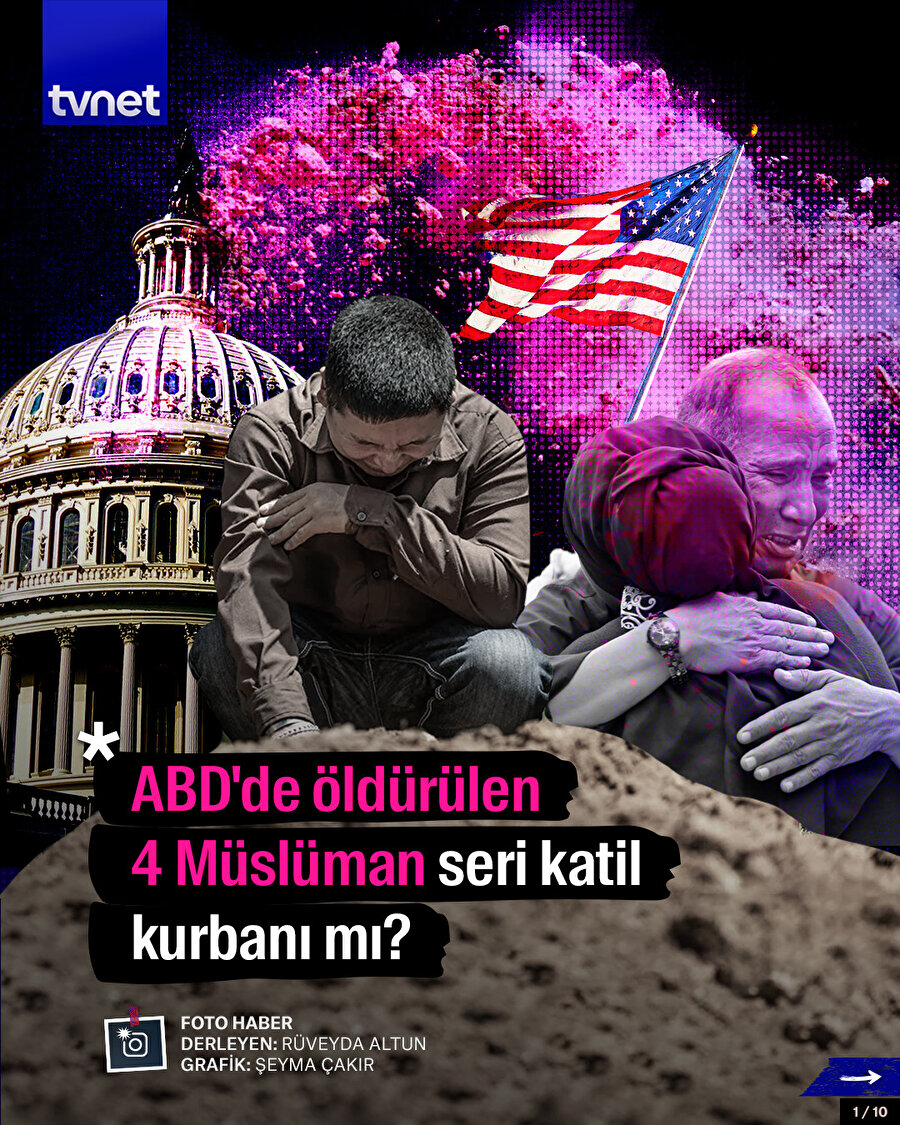 ABD'de öldürülen 4 Müslüman seri katil kurbanı mı?
