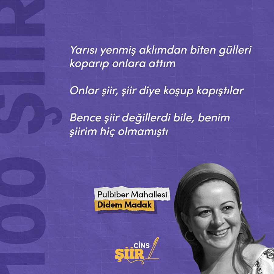 Yüzyılı anlamak için yüz şiir: Didem Madak