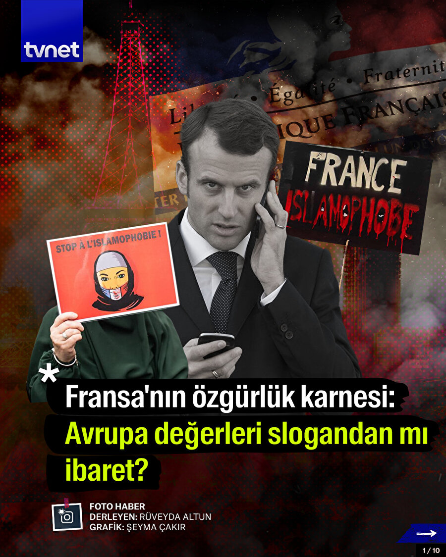 Fransa'nın özgürlük karnesi: Avrupa değerleri slogandan mı ibaret?
