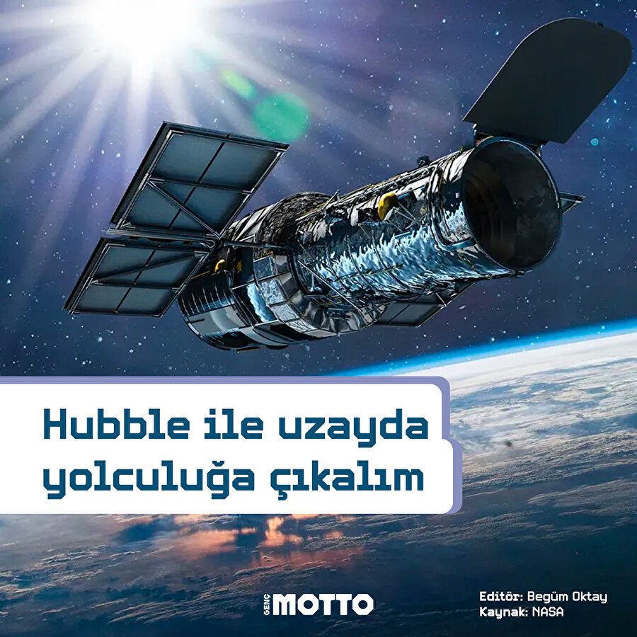 Hubble Uzay Teleskobu ile uzayda yolculuğa çıkalım