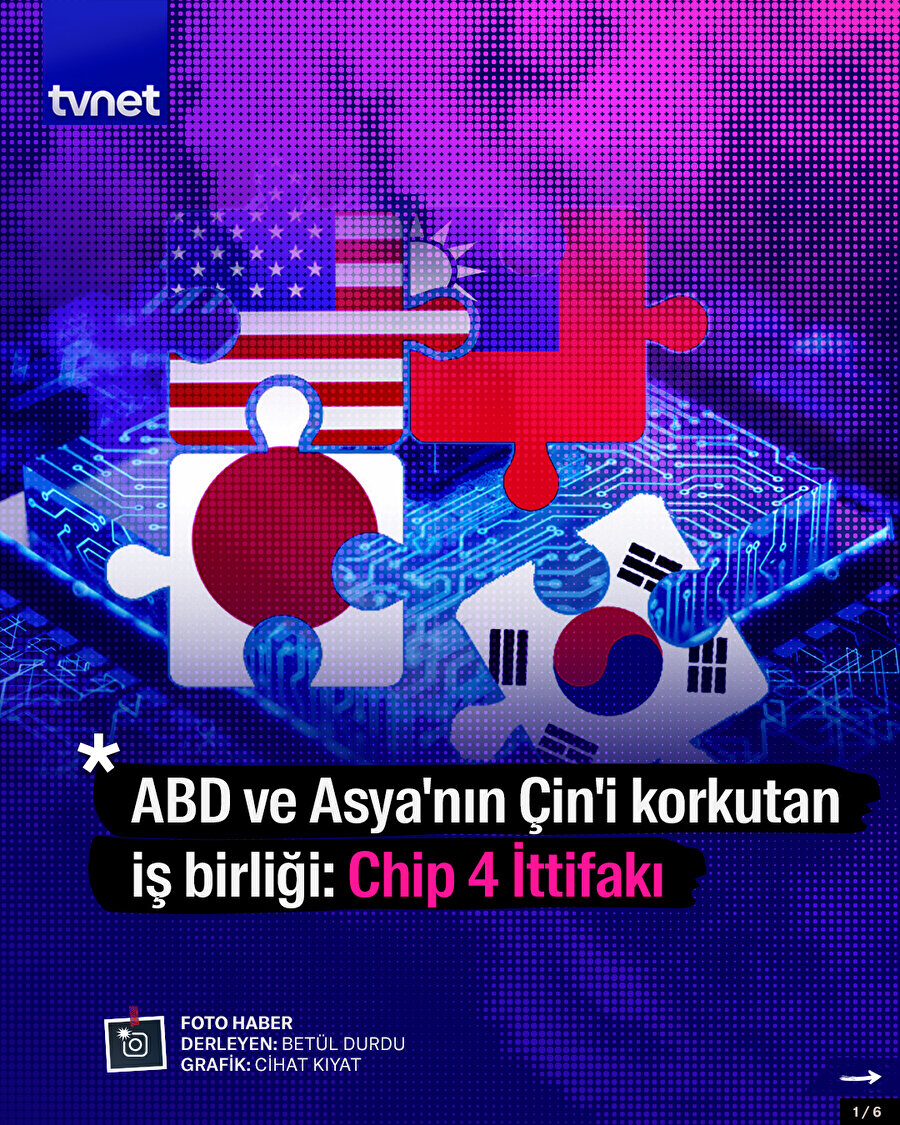 ABD ve Asya'nın Çin'i korkutan iş birliği: Chip 4 İttifakı