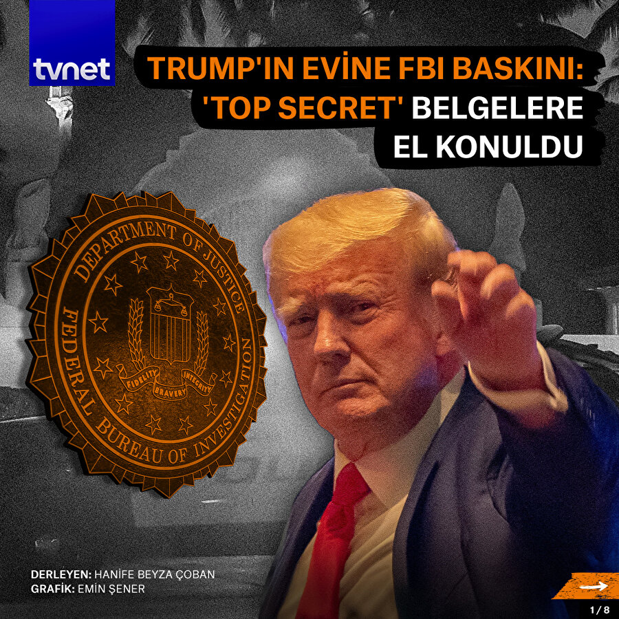 Trump'ın Evine FBI Baskını: 'Top Secret' belgelere el konuldu