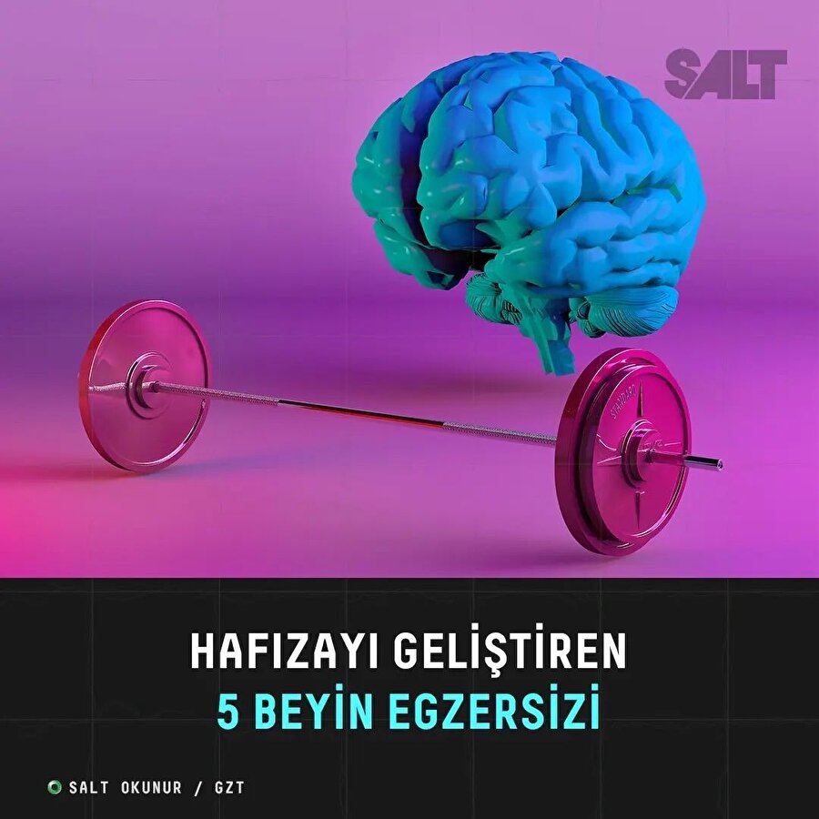 🤯Hafızayı geliştiren 5 beyin egzersizi