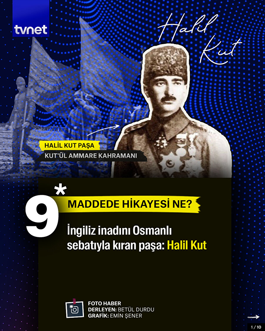 İngiliz inadını Osmanlı sebatıyla kıran paşa: Halil Kut