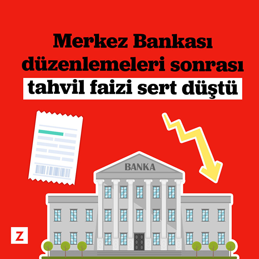 Tahvil faizleri sert düştü 