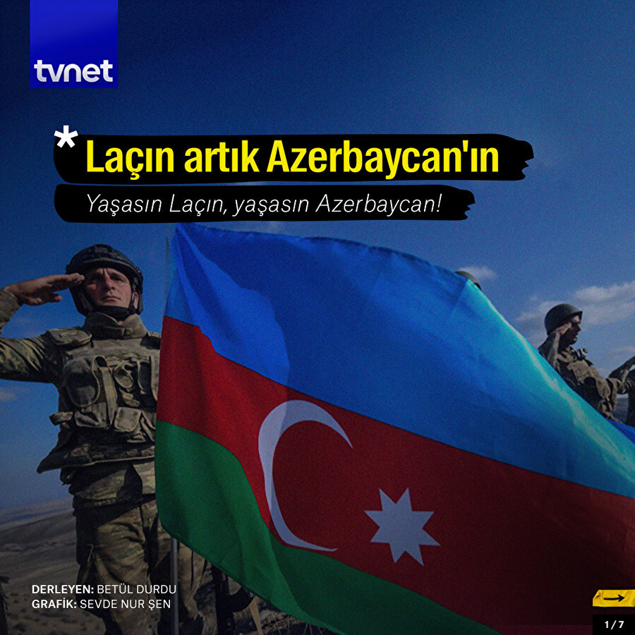 Laçın artık Azerbaycan'ın