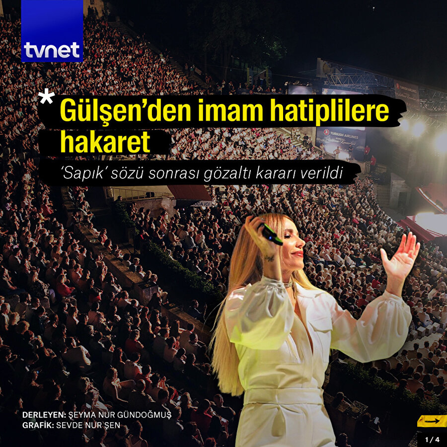 Şarkıcı Gülşen'den skandal ifadeler