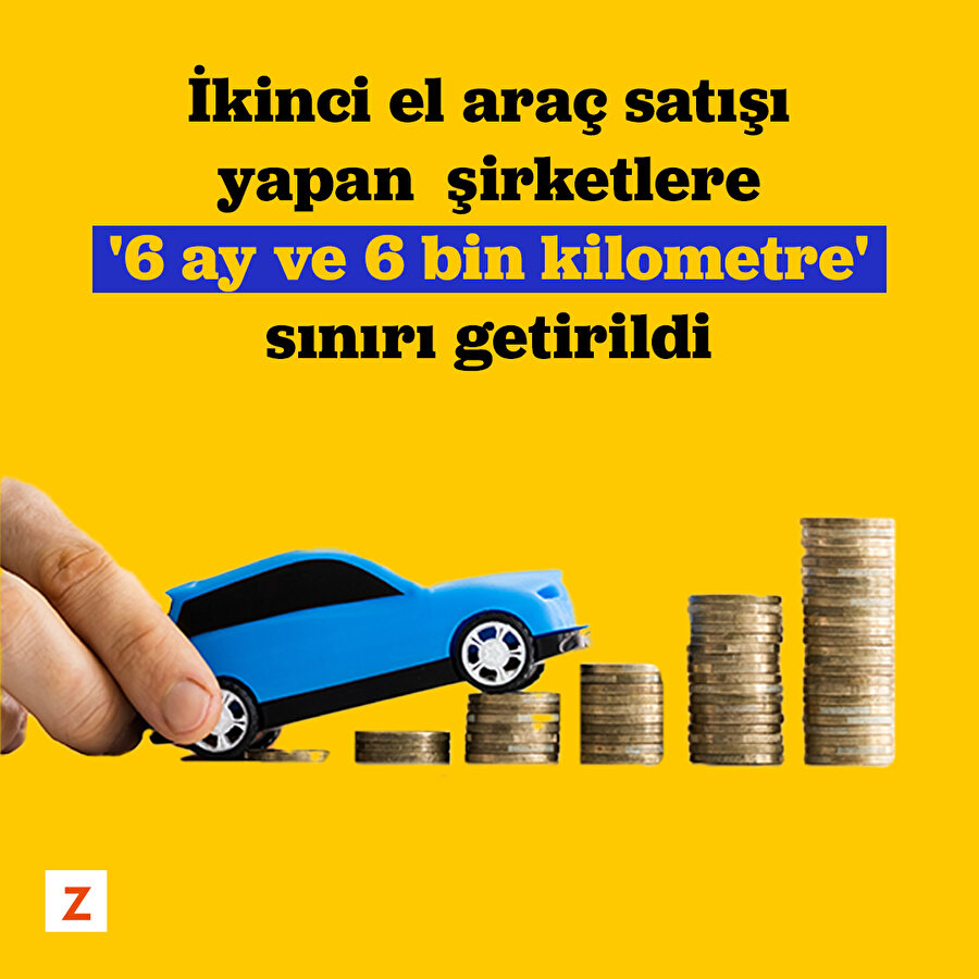 İkinci el araç ticaretiyle ilgilenen şirketlere '6 ay ve 6 bin kilometre' sınırı getirildi