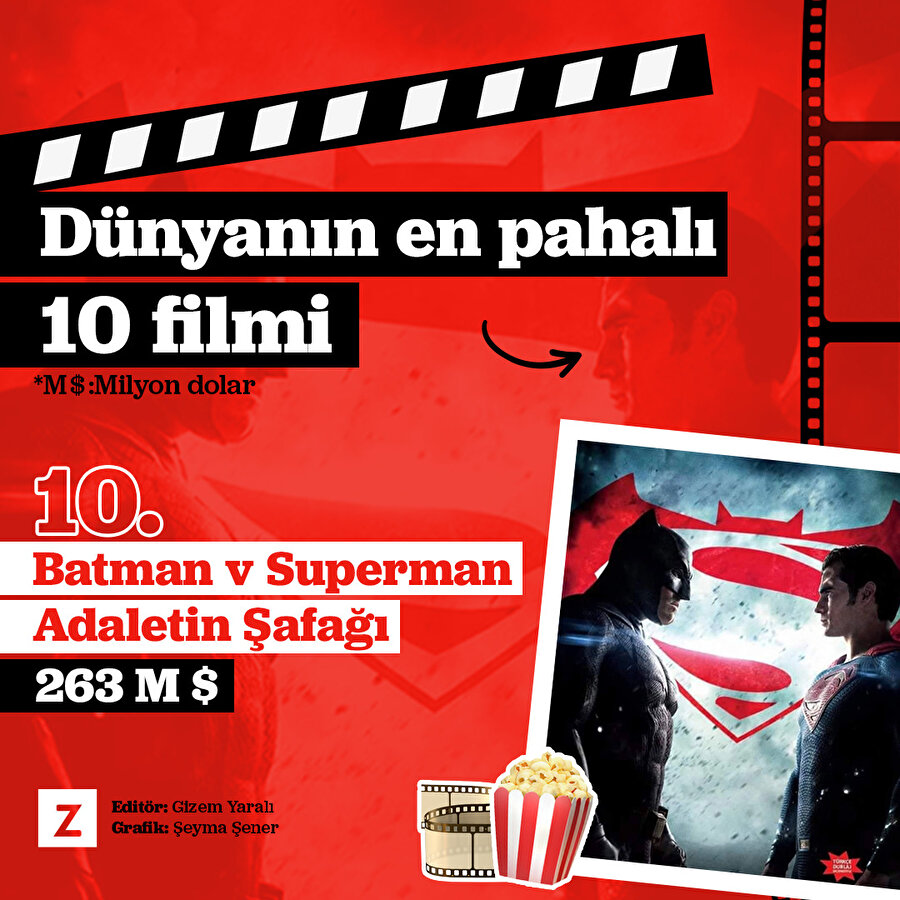 Dünyanın en pahalı 10 filmi