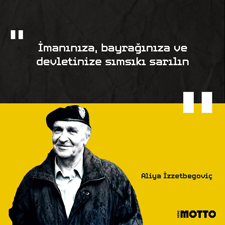 "İmanınıza, bayrağınıza ve devletinize sımsıkı sarılın."