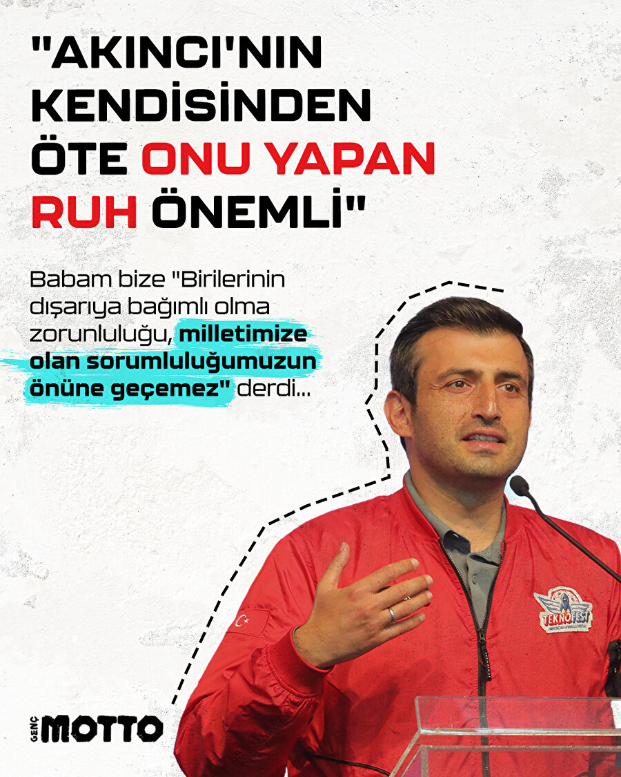 Akıncı'nın kendisinden öte onu yapan ruh önemli