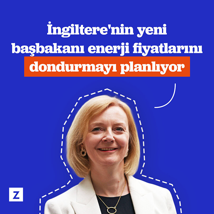İngiltere'nin yeni başbakanı enerji fiyatlarını dondurmayı planlıyor