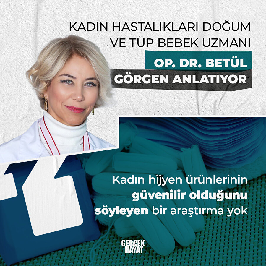 Kadın hijyen ürünleri kanerojen madde içeriyor