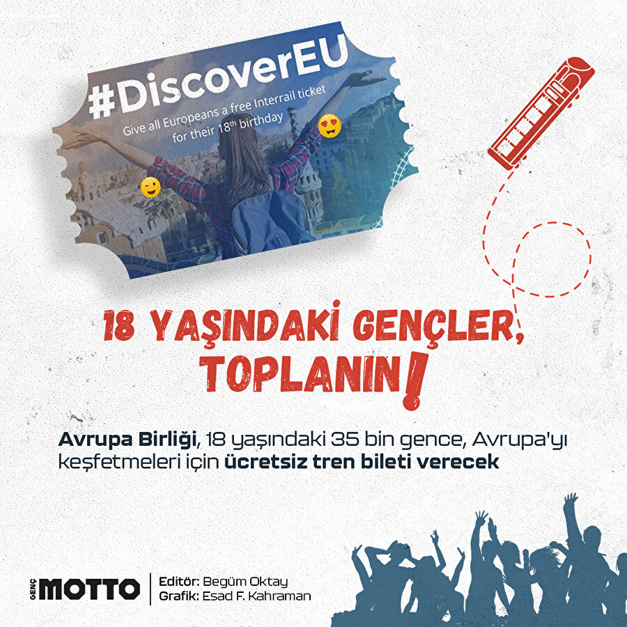 Avrupa Birliği'nden gençlere ücretsiz bilet