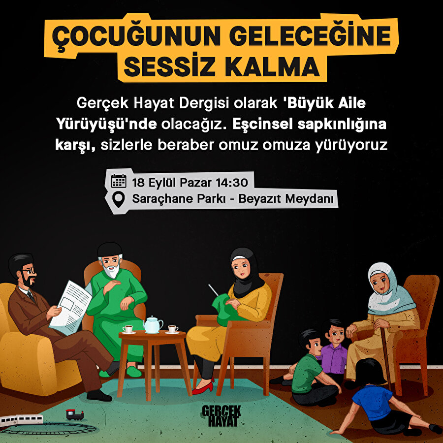 Büyük Aile Yürüyüşü'nde buluşuyoruz