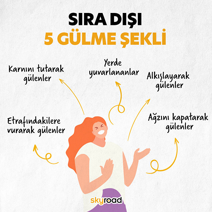 Sıra dışı 5 gülme şekli 😄
