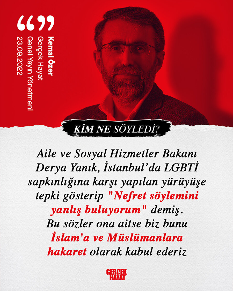 Müslümanlara hakaret kabul ederiz