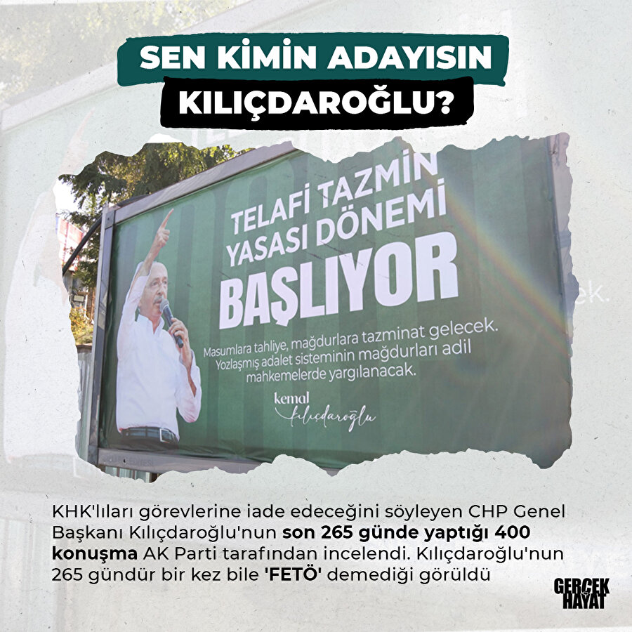 FETÖ diyemeyen cumhurbaşkanı adayı