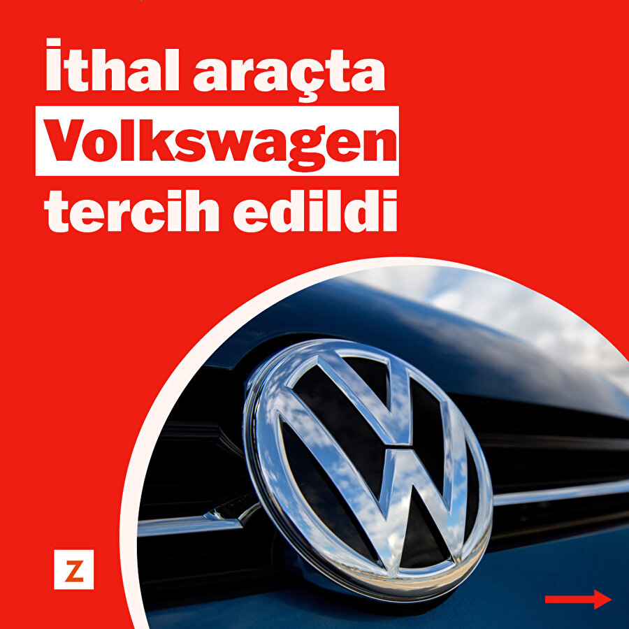 İthal araçta Volkswagen tercih edildi