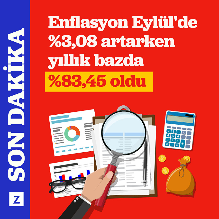 TÜİK Eylül enflasyonunu açıkladı