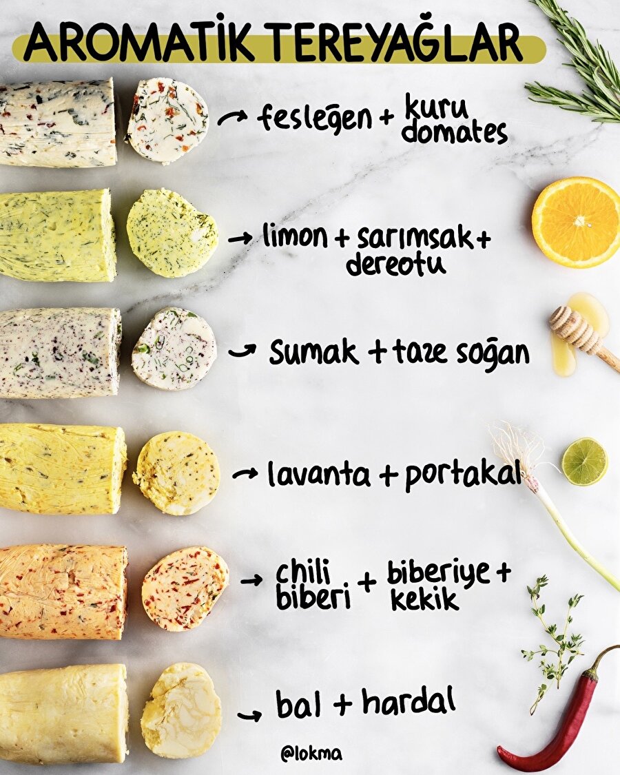 Aromatik tereyağlar