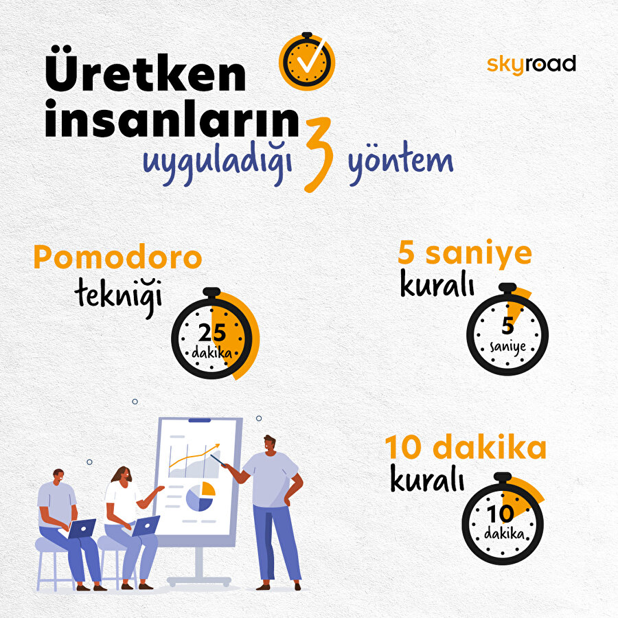 Üretken insanların kullandığı 3 yöntem ⚙