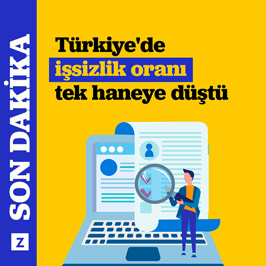 Türkiye'de işsizlik oranı tek haneye düştü