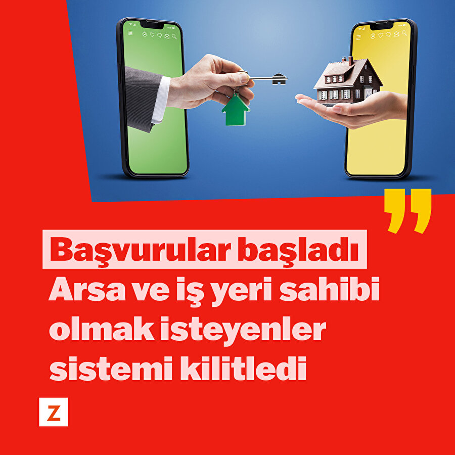 Arsa ve iş yeri sahibi olmak isteyenler sistemi kilitledi