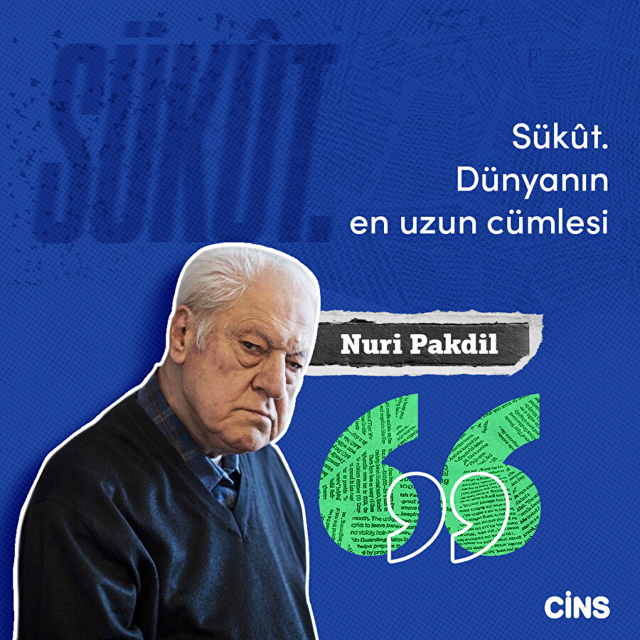 Nuri Pakdil'den dünyanın en uzun cümlesinin tanımı 
