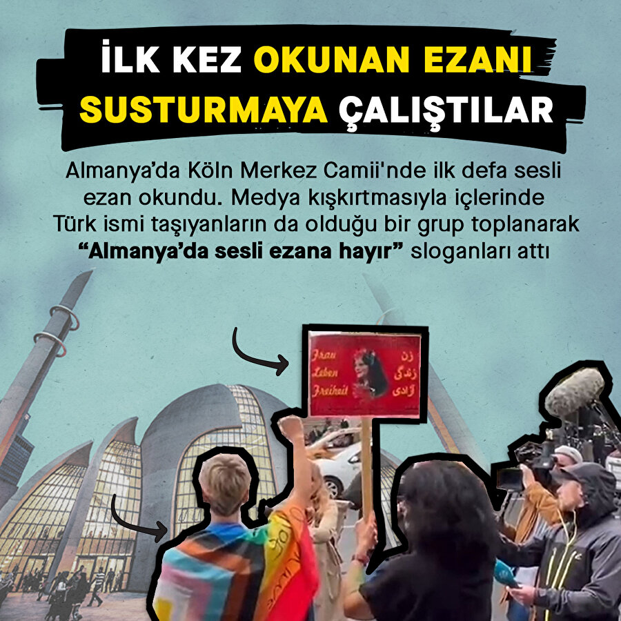 Ezan sesi duyan şeytana döndüler