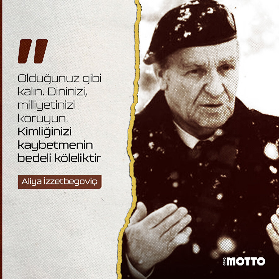 Aliya İzzetbegoviç'i rahmet ve saygıyla anıyoruz