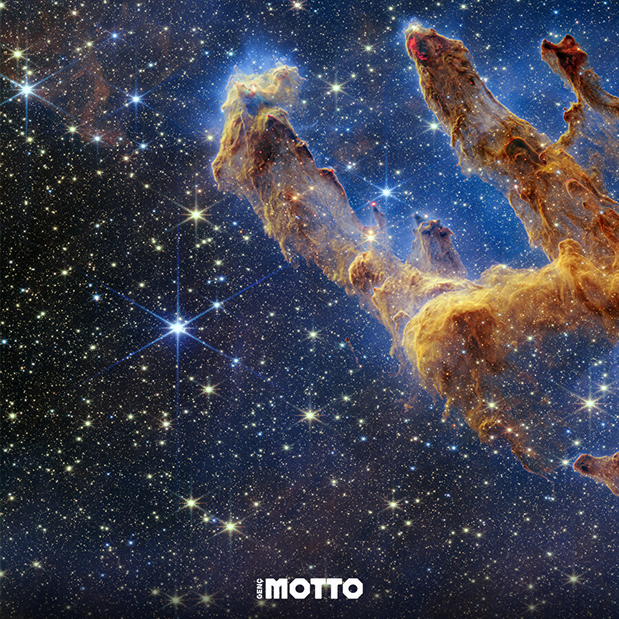 James Webb Uzay Teleskobu 'Yaratılış Sütunları'nın görüntüsünü kaydetti