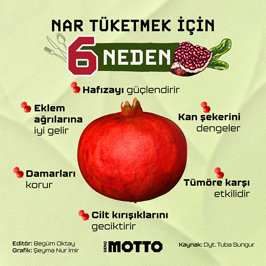Nar tüketmek için 6 neden