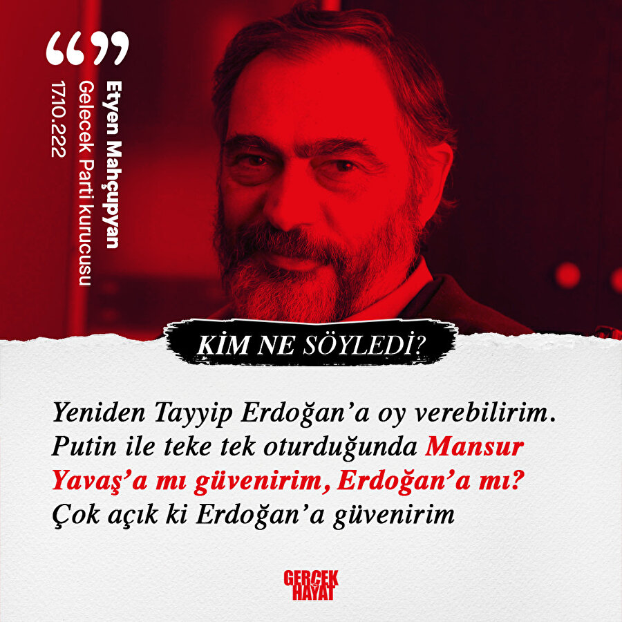 Mansur Yavaş'a mı güvenirim Erdoğan'a mı?