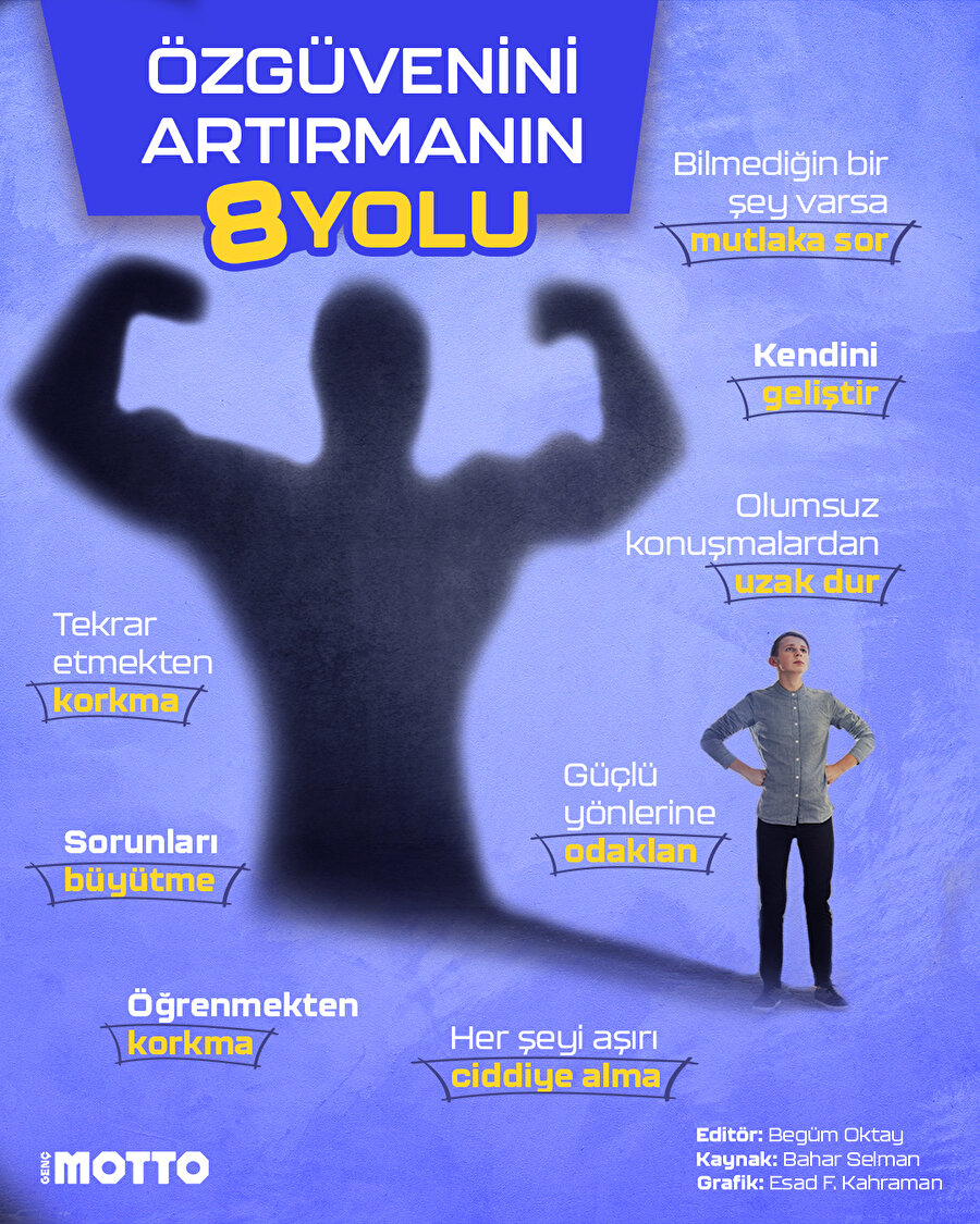 Özgüvenini artırmanın 8 yolu 