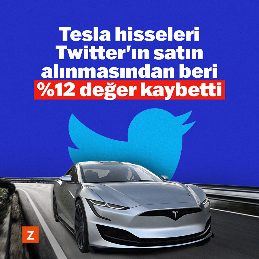  Tesla hisseleri%12 değer kaybetti