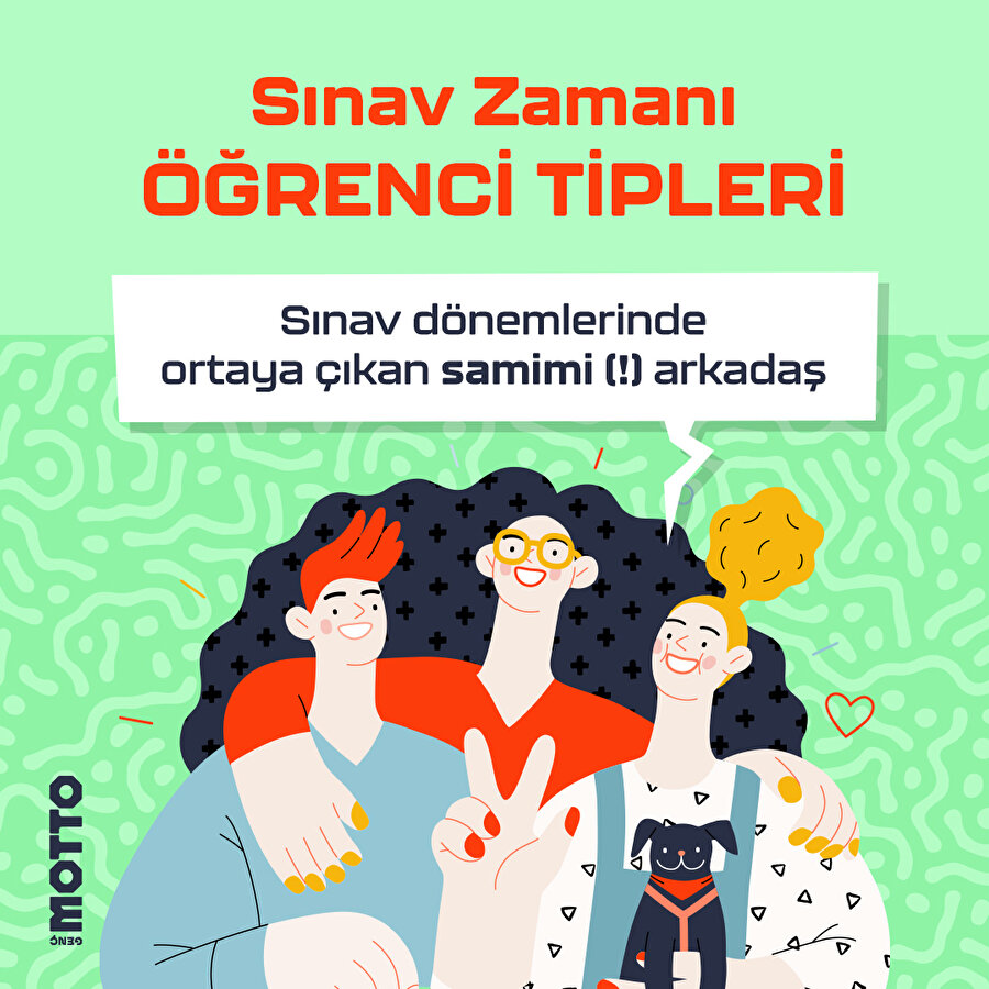 Sınav zamanı karşılaşılan öğrenci tipleri