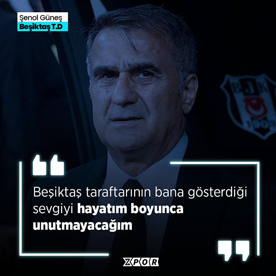 Beşiktaş Teknik Direktörü Şenol Güneş’ten Beşiktaş ve Trabzonspor açıklaması
