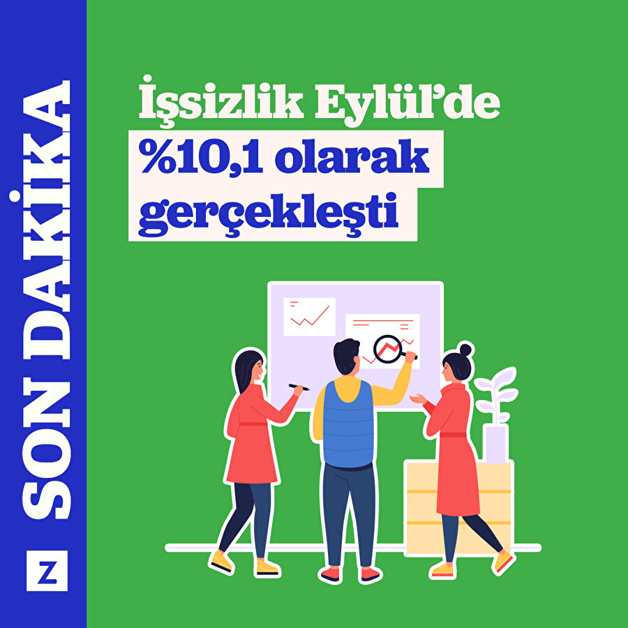 İşsizlik Eylül’de %10,1 olarak gerçekleşti