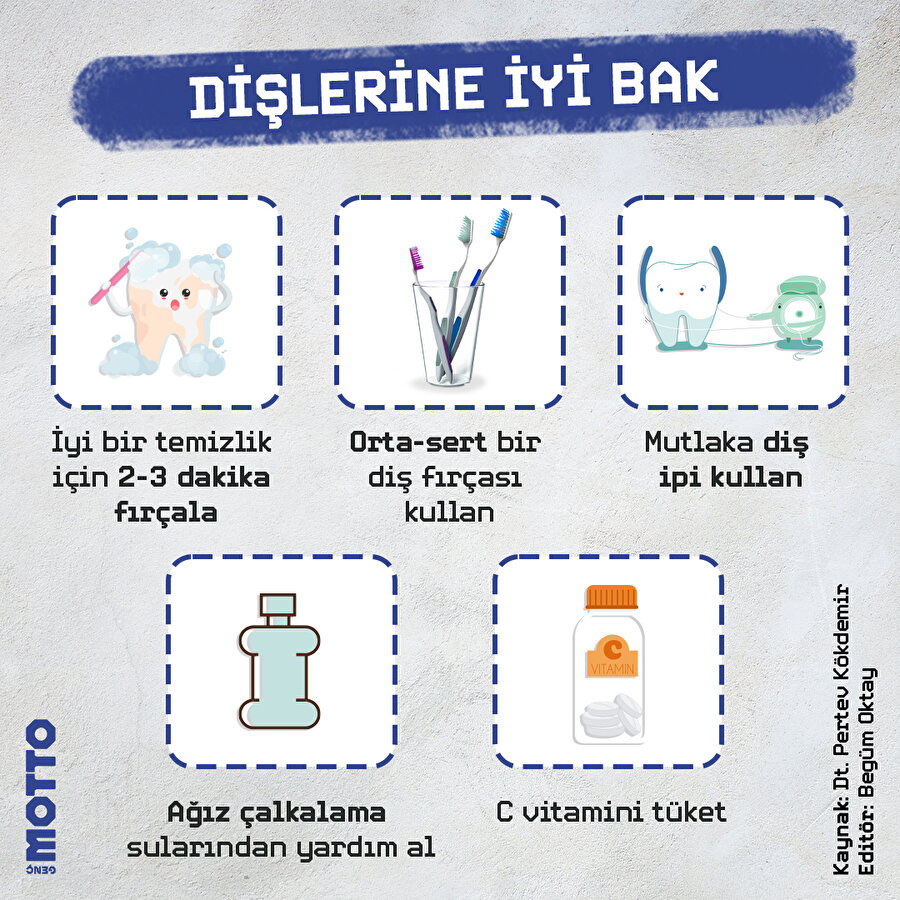 Diş bakımın için dikkat etmen gerekenler 