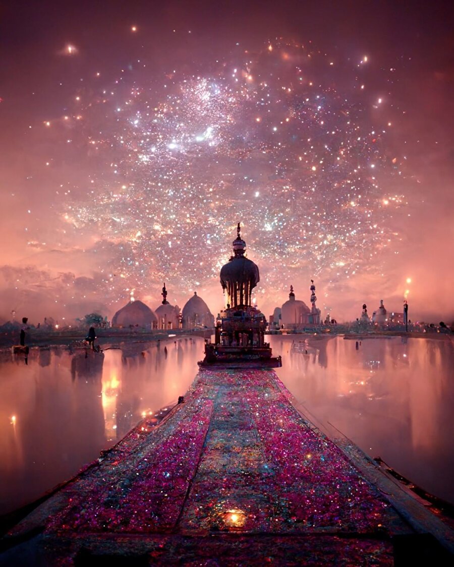 Kristal mor sanatın büyüsü 🔮 💜