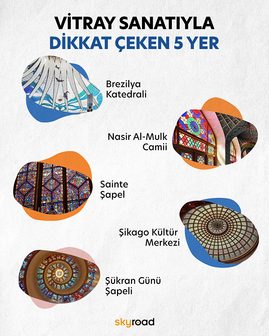 Vitray sanatıyla dikkat çeken 5 yer 🙌